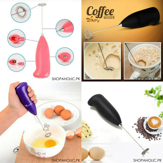 Electric Handheld Milk Frother & Coffee Whisk