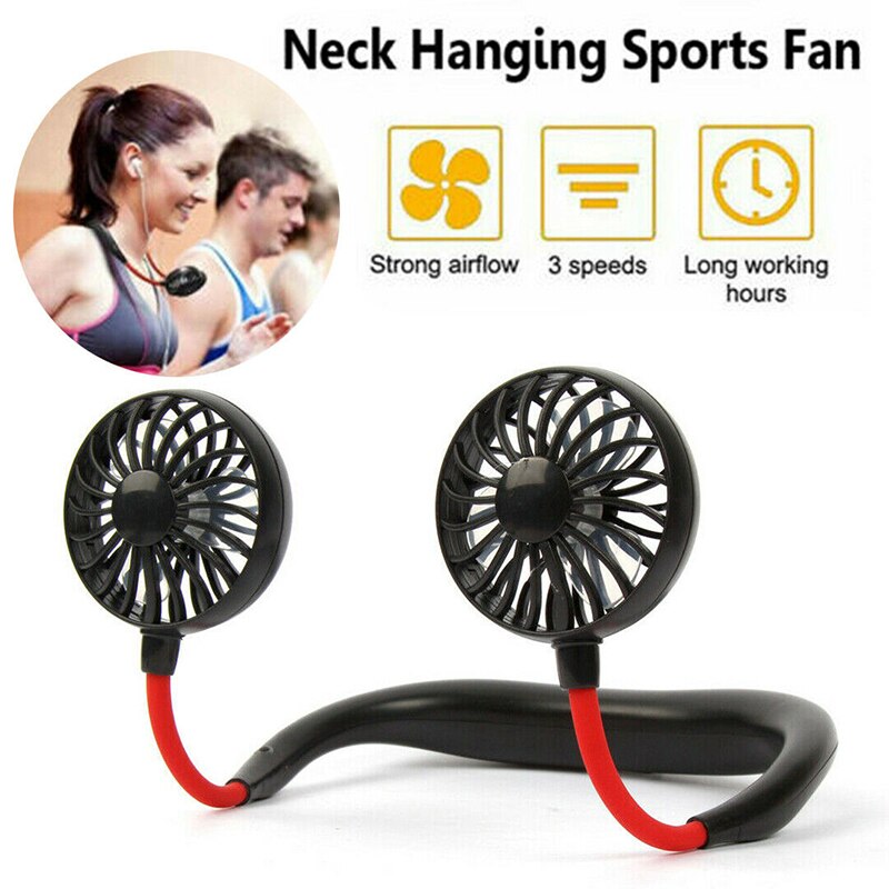 **Portable Neck Fan** 🌬️