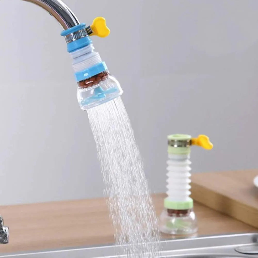 Single Layer Fan In-Faucet Anti-Water Splash Filter 360°