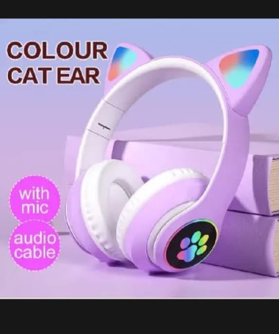 Cat Ear Wireless Bluetooth Headphones