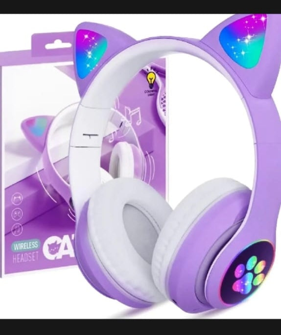 Cat Ear Wireless Bluetooth Headphones