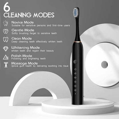 Rechargeable Sonic Electric Toothbrush for Teeth Whitening & Gum Care