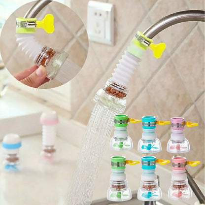 Single Layer Fan In-Faucet Anti-Water Splash Filter 360°