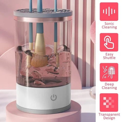 Portable Electric Makeup Brush Cleaner | Automatic Fast & Deep Cleaning Machine