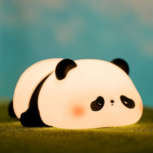 Rechargeable Cute Panda Silicon Night Light & Bedside Lamp⁠