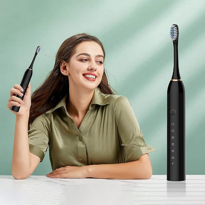 Rechargeable Sonic Electric Toothbrush for Teeth Whitening & Gum Care