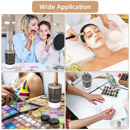 Portable Electric Makeup Brush Cleaner | Automatic Fast & Deep Cleaning Machine