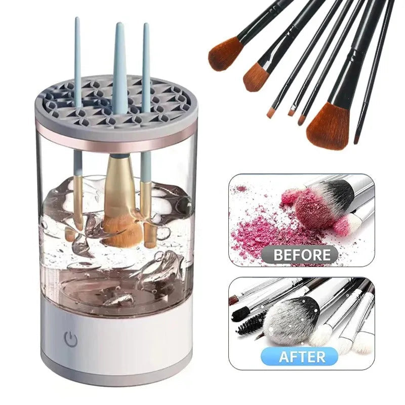 Portable Electric Makeup Brush Cleaner | Automatic Fast & Deep Cleaning Machine