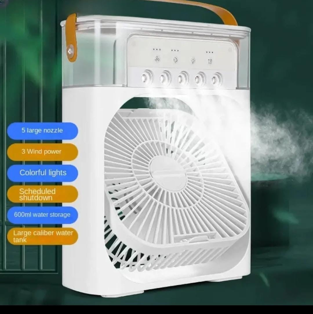 Portable Air Cooler Fan – Mini Desk Cooling Fan with Water Tank & Easy Cleaning
