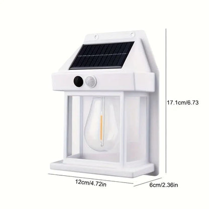 Motion Sensor Solar Wall Light & Outdoor Waterproof Camping Lamp⁠