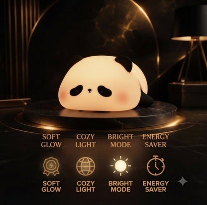 Cute Silicone Panda Night Light