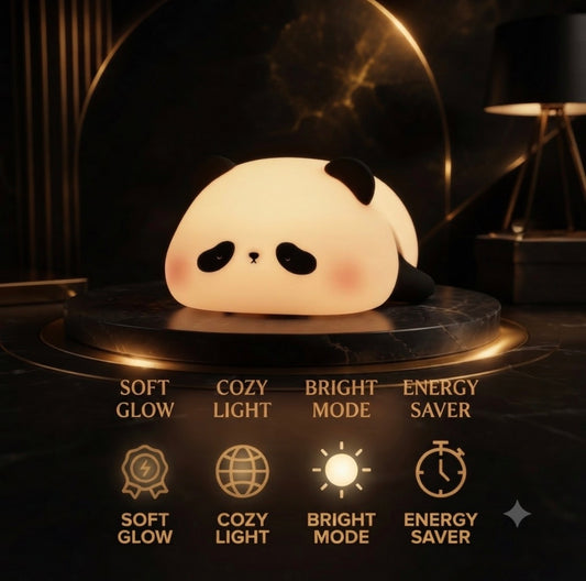 Cute Silicone Panda Night Light