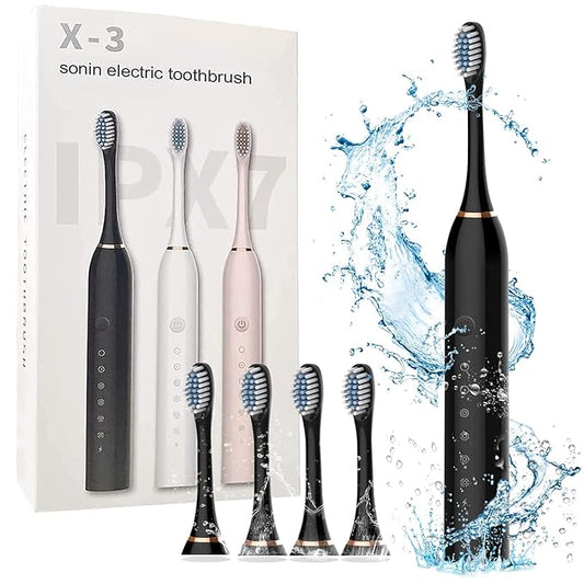 Rechargeable Sonic Electric Toothbrush for Teeth Whitening & Gum Care
