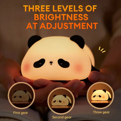 Cute Silicone Panda Night Light