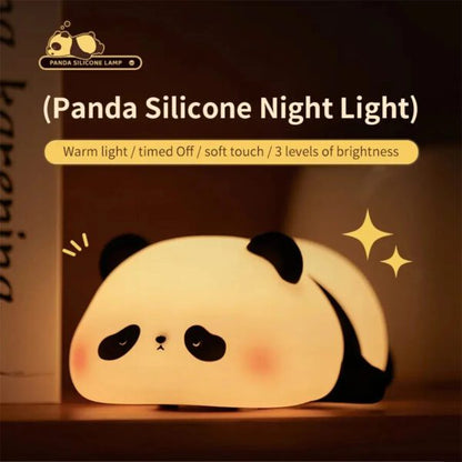 Cute Silicone Panda Night Light