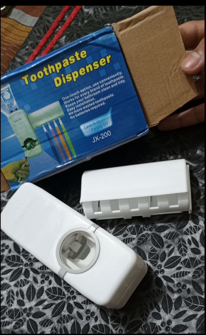 Automatic Toothpaste Dispenser & Multi-Slot Toothbrush Holder Set⁠