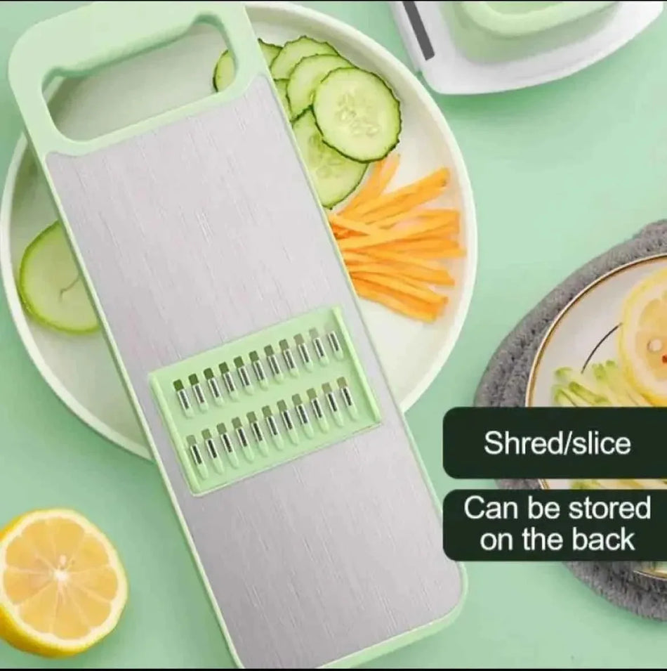 Multifunctional Stainless Steel Vegetable Cutter & Slicer Set⁠