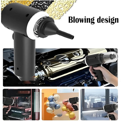 3-in-1 Portable Wireless Car & Home Vacuum Cleaner | Rechargeable & Multi-Functiona